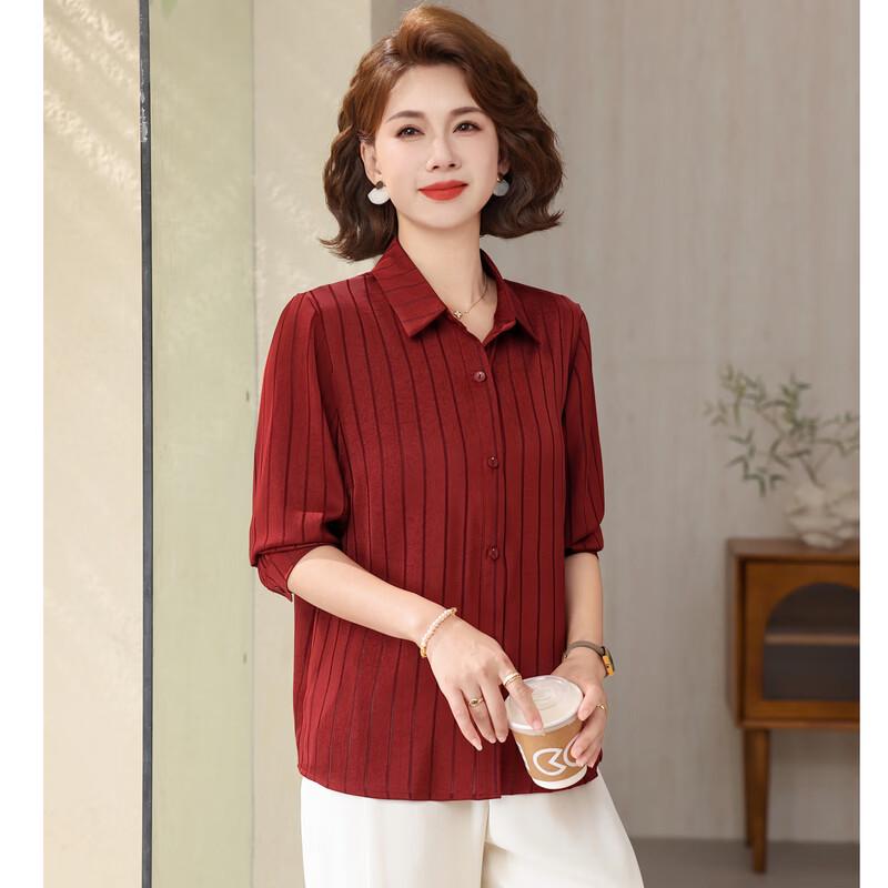 Women's Fashion Striped Long-Sleeve Shirt