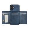 FIERRE SHANN FS030 For iPhone 17 Magnetic Case Tri-Fold Wallet Leather Back Cover with Card Holder