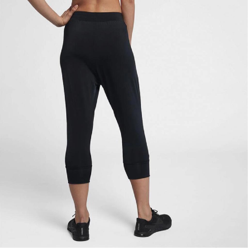 Nike Dri-FIT Logo Print Minimalist Sports Pants Women Bottoms Black AA0077-010