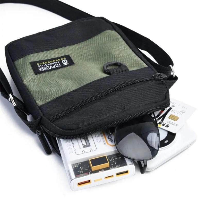 Heren Schoudertas Oxford Stof Waterdicht Grote Capaciteit Crossbody Tas Messenger Tas Outdoor Casual Lichtgewicht Enkele Schouder Crossbody Tas