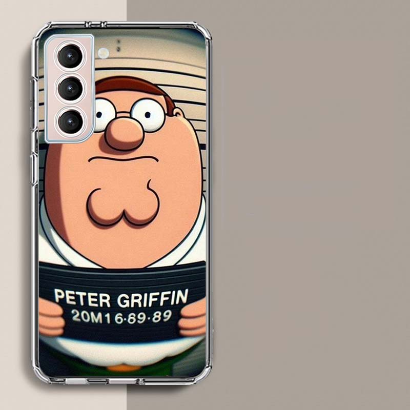 F-Family Funny Guy Phone Case For Samsung A16 A26 A36 A56 A17 A15 A25 A35 A55 A14 A24 A34 A54 A04S A05S Galaxy Note 20 10 9 8 A9