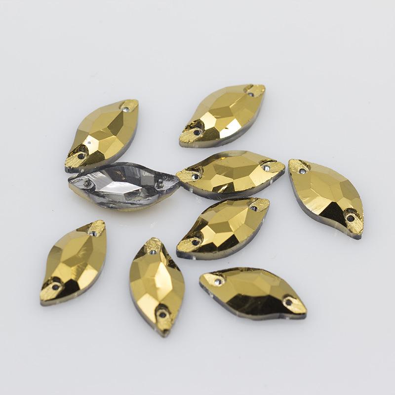 28-Piece Set: 10x20 Flat Bottom Hand-Sewn Crystal Mermaid Dress Drills for DIY Wedding & Evening Dress Decoration