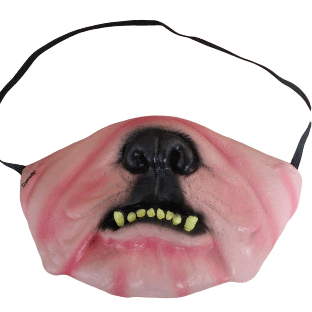 Anti-Bite Smiling Teeth Pet Muzzle Anti-Scavenge Grinning Dog Mask  Dog Cross Dressing