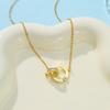 Titanium Steel Non-fading Necklace - European & American Style, Light Luxury, Versatile Korean Fashion, Perfect for Women and Girlfriend Gifts.