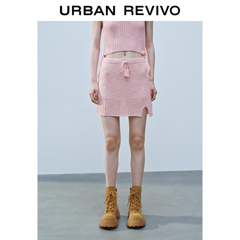 UR Women s Dopamine Sequin Knit Drawstring Mini Skirt XL