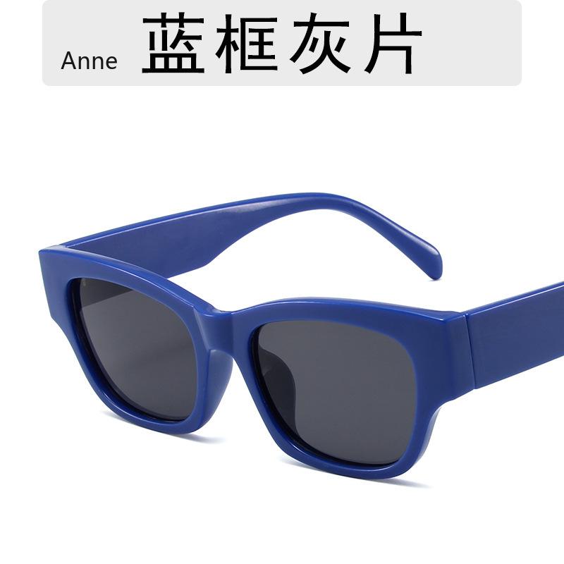 Vintage Gray Square Women Sunglasses   Black Frame Sun Glasses Men Rectangle Shades Eyewear Female Sunnies Oculos UV400