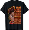 I Am Black History Month Shirt Kids Boys African American TShirt Unisex T-Shirt