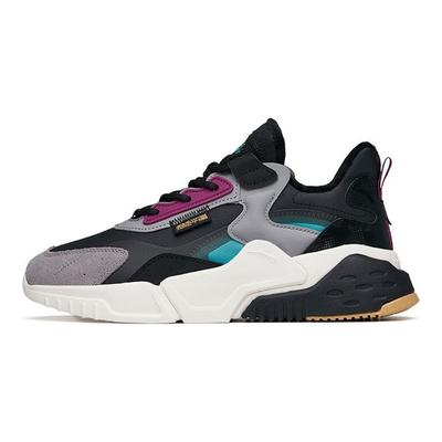 Magic Cube Synthetic Leather Fleece Non-Slip Wear-Resistant Warm Low-Top Dad Shoes Men Sneaker Black Gray 112148808-7