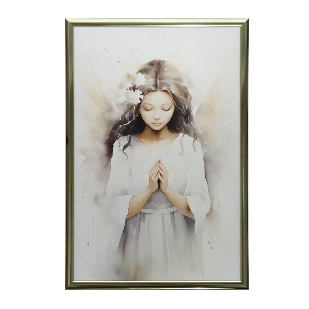 Heavenly Elegance Poster Heavenly Elegance Poster, 40X50 Cm, Black Aluminum Frame, 230 Gsm Matte Paper