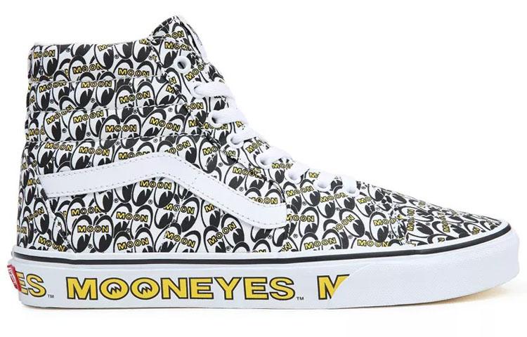 Sk8 Mooneyes x Sk8 Vans-Hi 'True White Yellow' VN0A7Q5N6M5