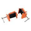 2pcs Cabinet Claw Professional Metal Cabinetry Clamp with Hex Wrench for Display Cabinet Orange