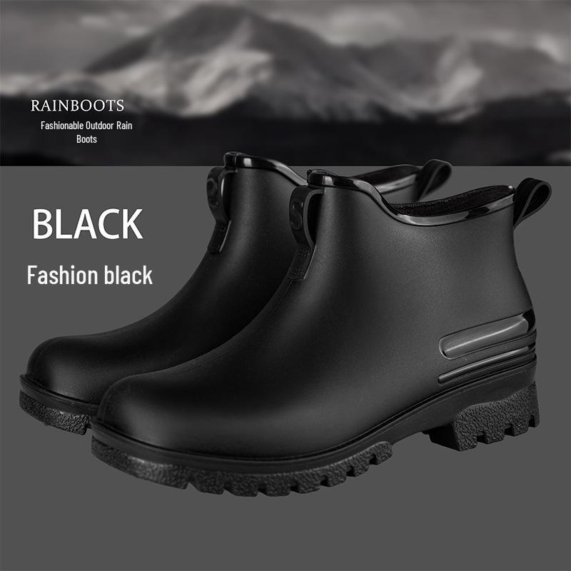 

Унісекс Модні Короткі Дощові Чоботи з Вельветом, Нековзним, Водонепроникним Дизайном для Жінок 36