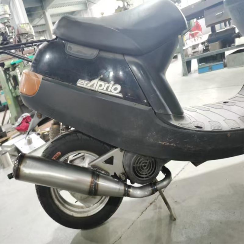 For JOG 90 Motorcycle V8 Exhaust Pipe with Deep Racing Sound High Performance Full Exhaust System