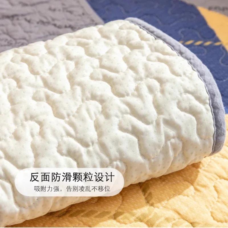 Nordic Cotton Sofa Cover Four Season Fabric Anti Slip Leather Sofe Cushion Simple Summer Couch Cover Backrest Dust Cover Towel