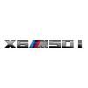 Emblema Grigio per BMW X3M X4M X5M X6M X7 Emblemi M Power Badge Logo 40i 40d 50i 50d 60d 60i Logo Posteriore in ABS Accessori Auto