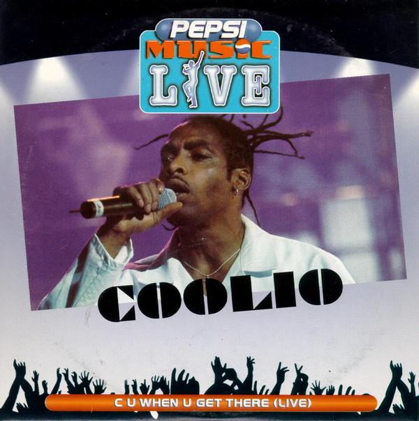 CD COOLIO C U When U Get There Live CDLIC115 Pepsi 1997 UK Rap HipHopRB Used