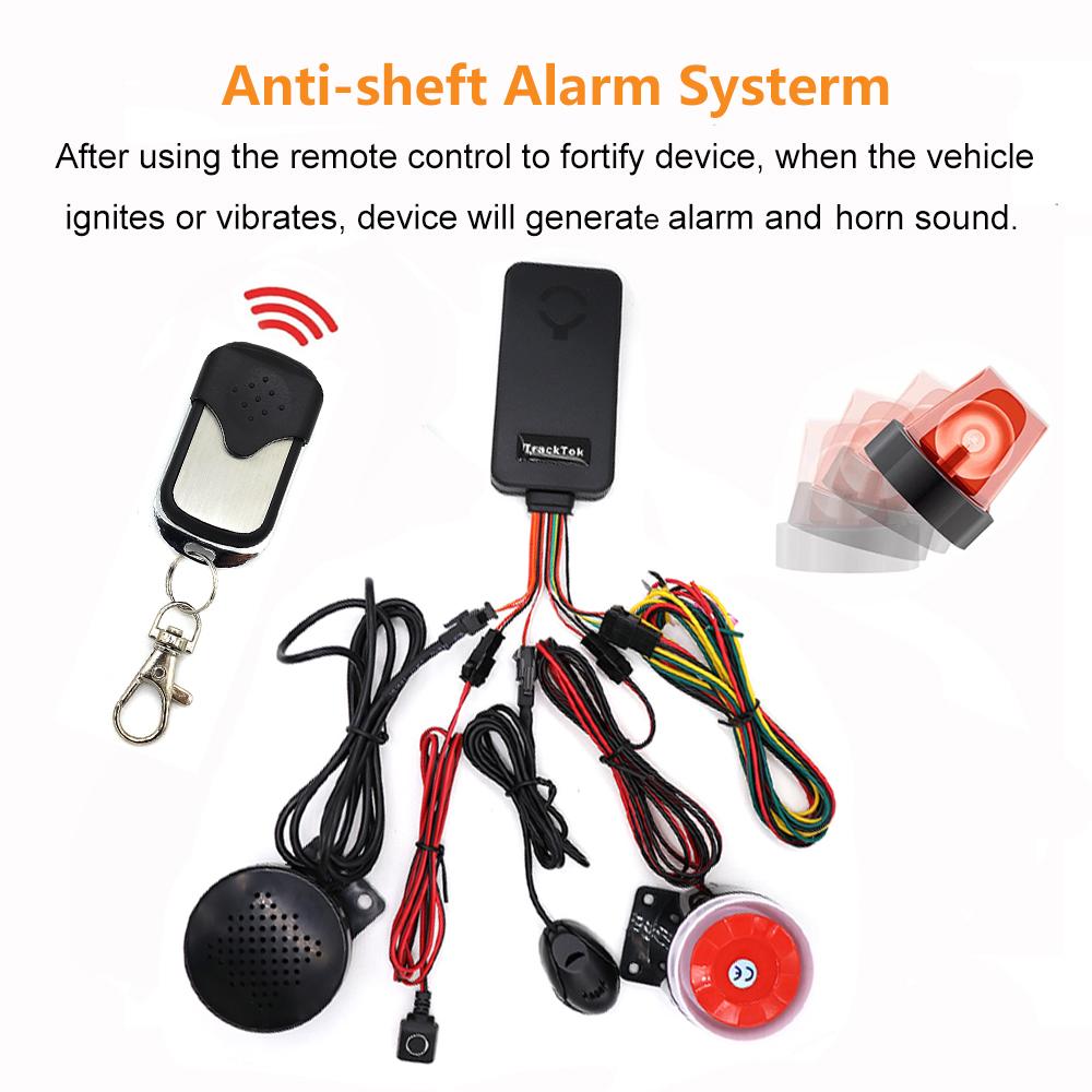 New GPS Tracking Satellite Car Locator Speaker Anti-theft Alarm Intercom Remote Control Fuel Cut-off