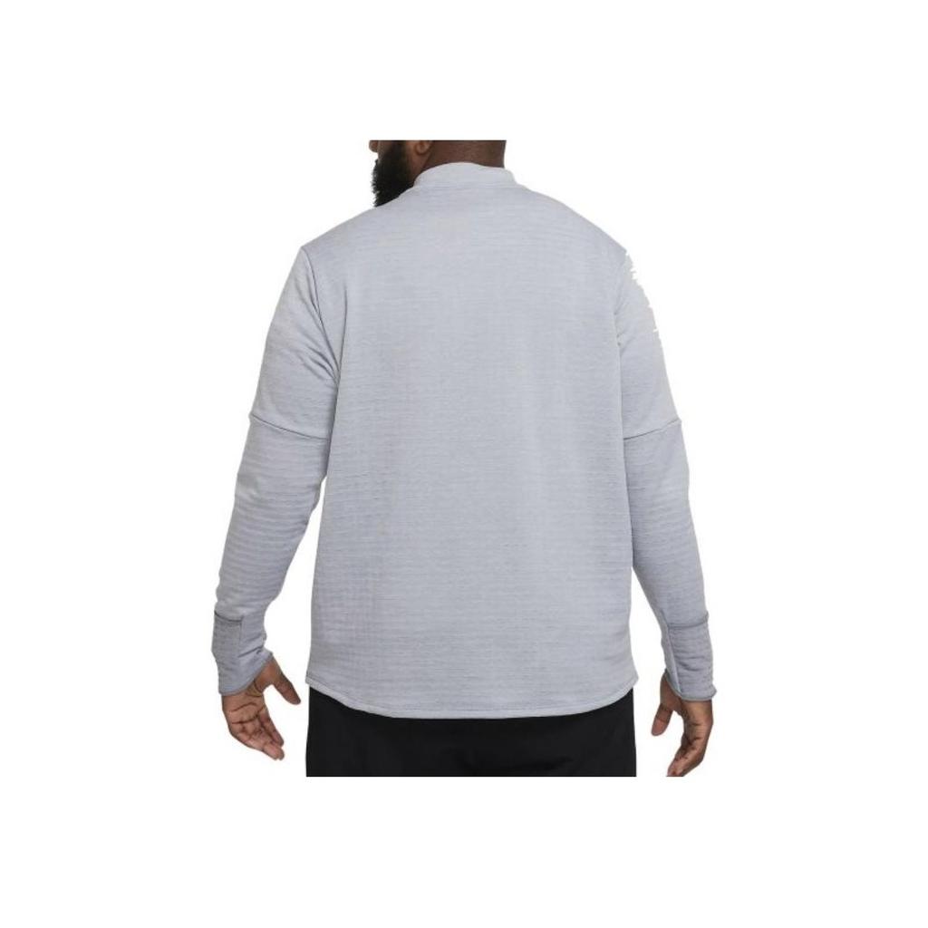 Nike Therma-Fit Repel Slim Fit Zip-Up Waterproof Long Sleeve T-Shirt Men Tops Gray DD5662-084