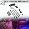 Rhyming Car LED RGB Foot Light Ambient Floor Lamp Lighter USB Plug Interior Decorative Flexible Lamp