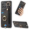 D6 For OnePlus 12 5G Case Leather+TPU Phone Cover with Ring Kickstand Card Bag
