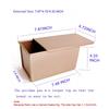 Carbon Steel Rectangle Corrugated Toast Box Mold with Cover Bread Baking Mould Pullman Loaf PanCake Toast Non-Stick Toast Box