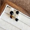 Autumn/Winter 2025 Women's High-End Tiger Eye Stud Earrings