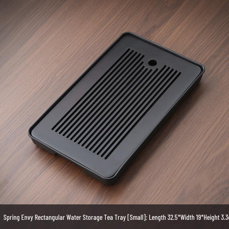 Double-Layer Bamboo Tea Tray