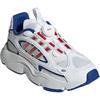 adidas Originals Ozmillen Anti Slip Wear Resistant Low Top Kids Lifestyle Shoes White/Blue/Light Scarlet Sneakers JR8367