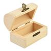 Plain Wooden Box Wooden Arched Hinged Storage Boxes Craft