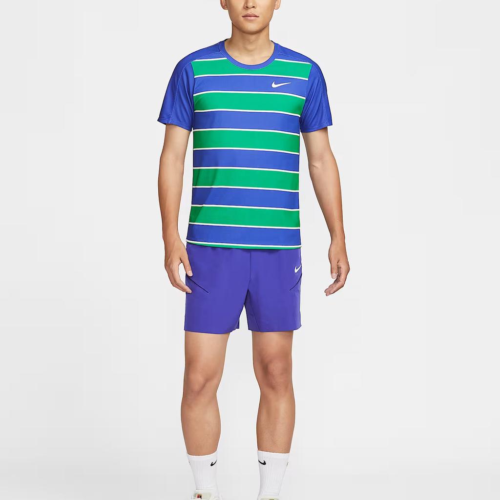 Nike Court SlamDri FIT ADV Tennis Top Men's Midnight Blue/White