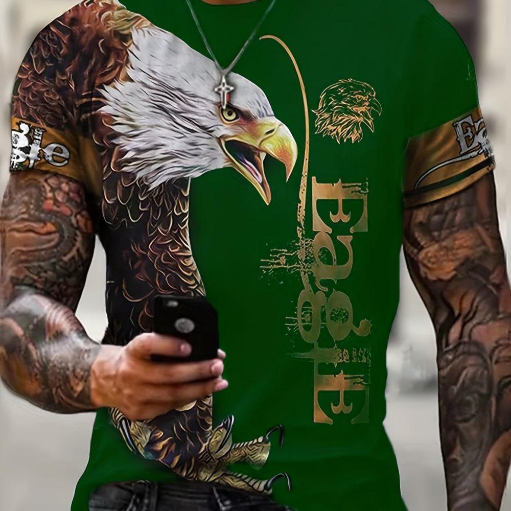 

Футболки с животными для мужчин, футболка с 3D принтом волка, мужские топы, уличные футболки с короткими рукавами, футболка большого размера с тигром, мужская одежда 6XL