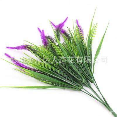 Artificial Plant 7 Heads Nine-Tailed Grass Spring Grass Houndstail Artificial Flower
