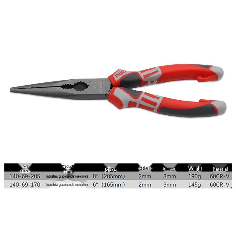 SMU German Quality Angled Pliers - Industrial Grade Wire Cutters for Electricians (6 , 7 , 8 )