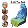 Universal Car Seat Towel Cover: Front Seat Protector for Gym, Workout, All Seasons - Fits Most Vehicles