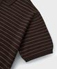 Beulaendideu Hard Twist Holiday Polo Knit [Brown Stripe]