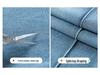 Korean Style Elastic Wide Leg Palazzo Jeans for Women - Spring/Autumn Slimming Cropped Fit
