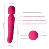 Multi-Frequency Heated Vibration Rod with Dual Motors for Women