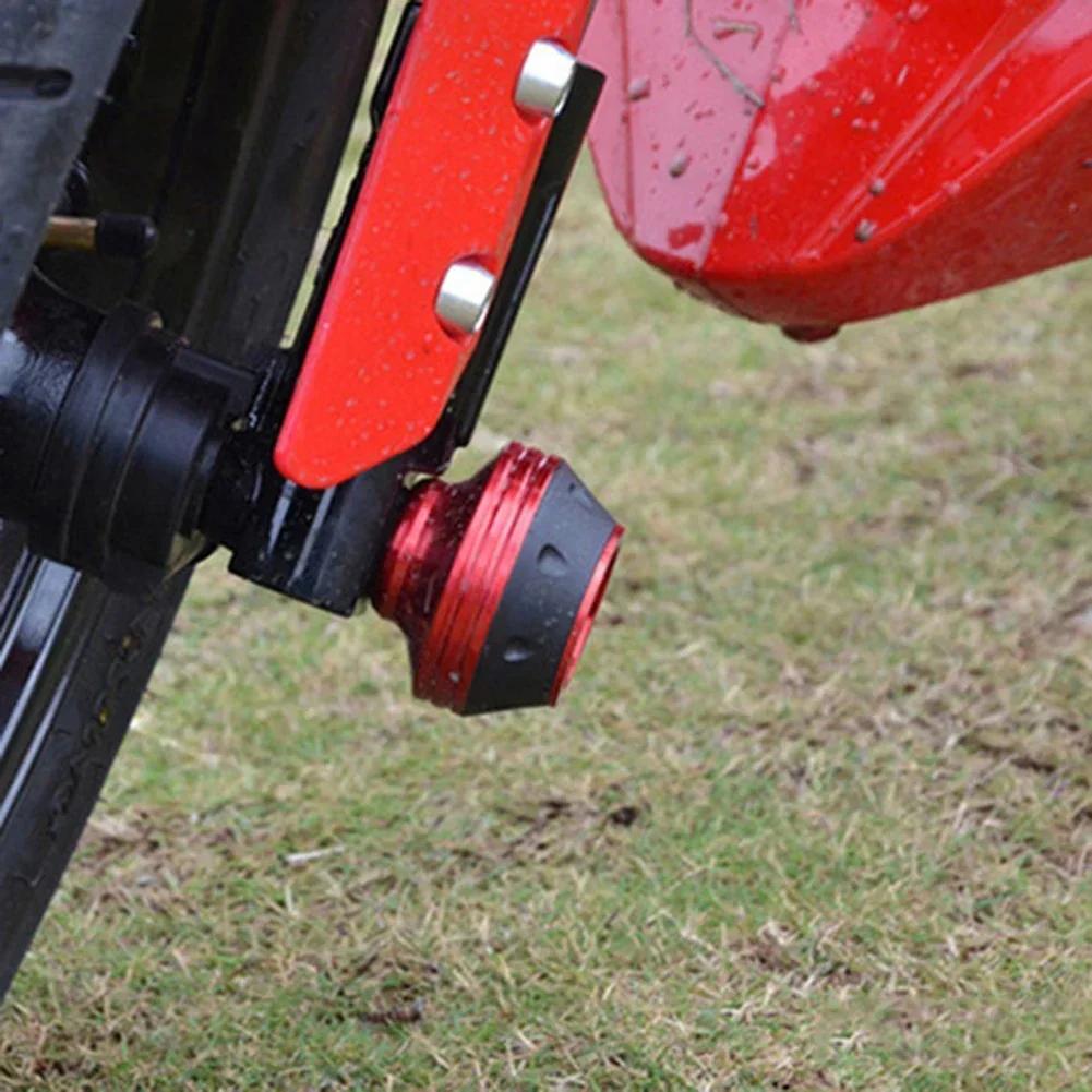 2PCS Motocykl Crash Protector Chrániče kol Motocykl Motokros Posuvník rámu pneumatiky Barevné Moto vybavení Příslušenství