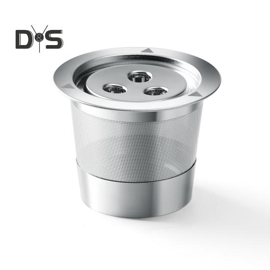 Stainless Steel Coffee Filter for K Cup Reusable Coffee Capsule Cup Fine Mesh Filter Design BPA-Free Easy To Use Refillable Coffee Filter for Ninja