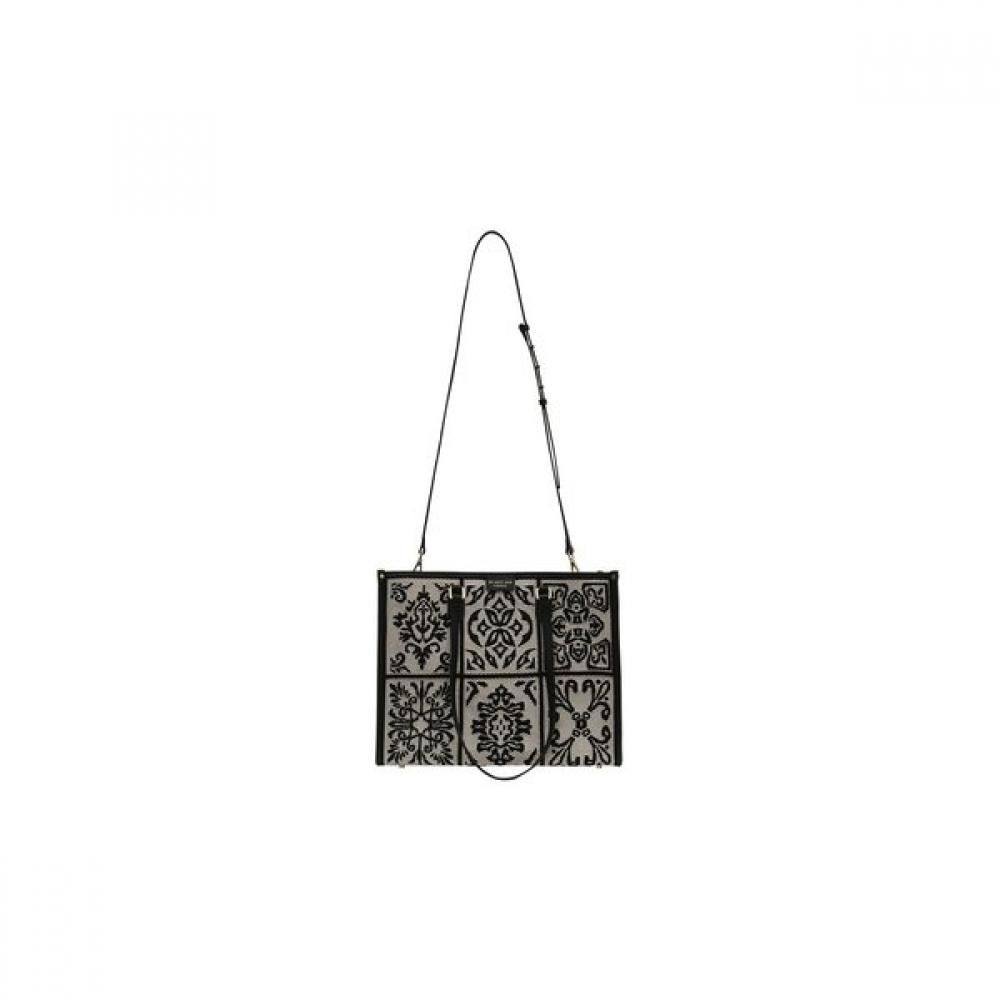 Riccio Anna My Best Bag Jacquard Tote Bag  hs41Myb201bk 