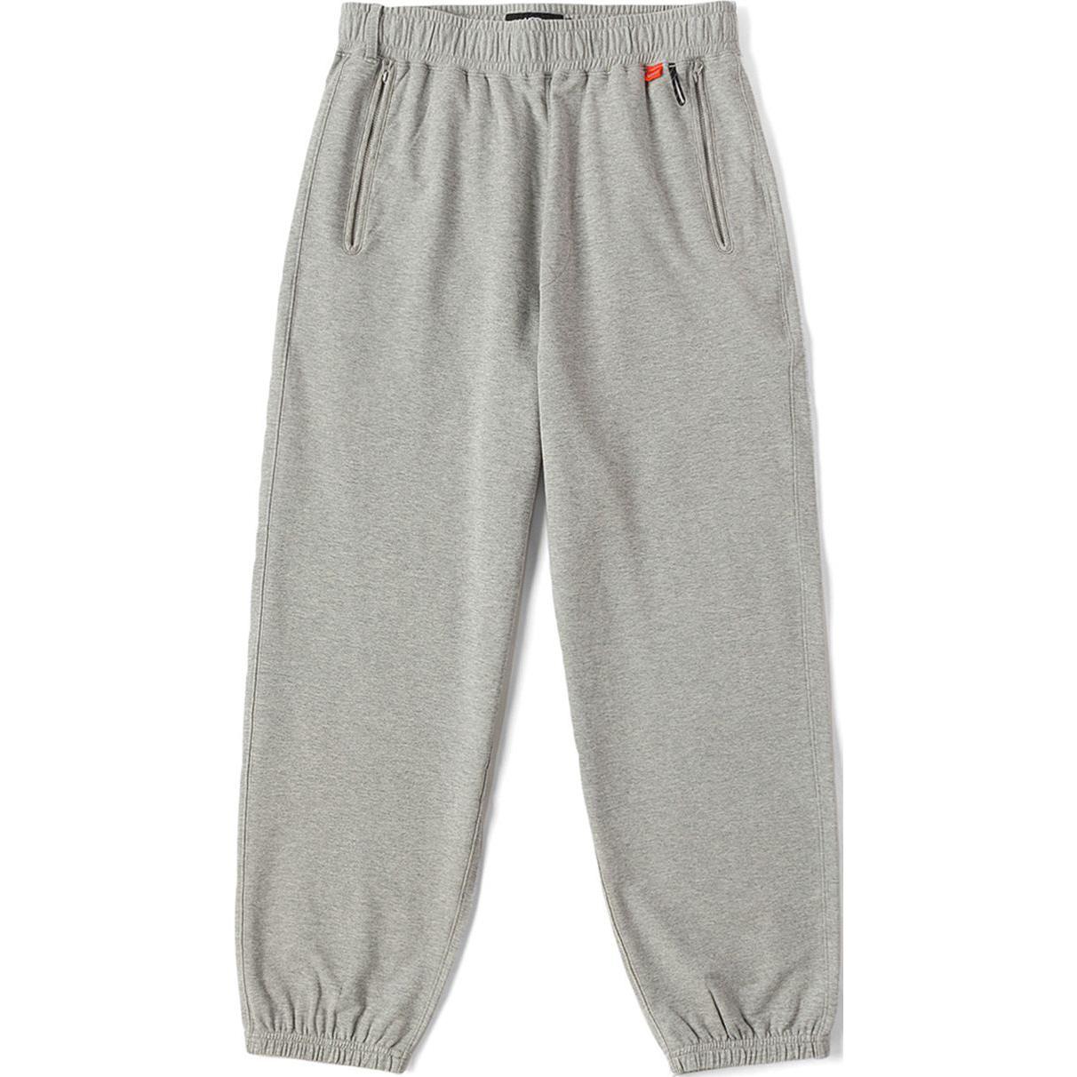 Vans Logo Solid Color Cuffed Comfortable Knitted Sweatpants Men bottoms Gray VN000KF5GRH S