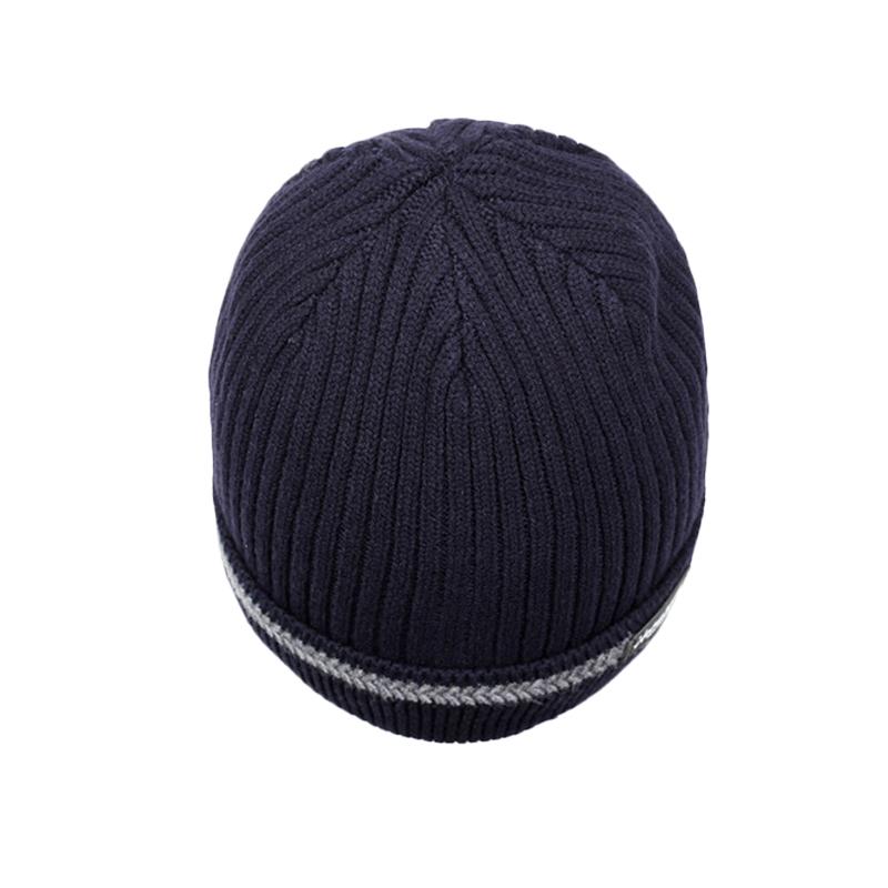 Men's Winter Knitted Hat Velvet Thick Outdoor Riding Ear Protection Coldproof Warm Hat