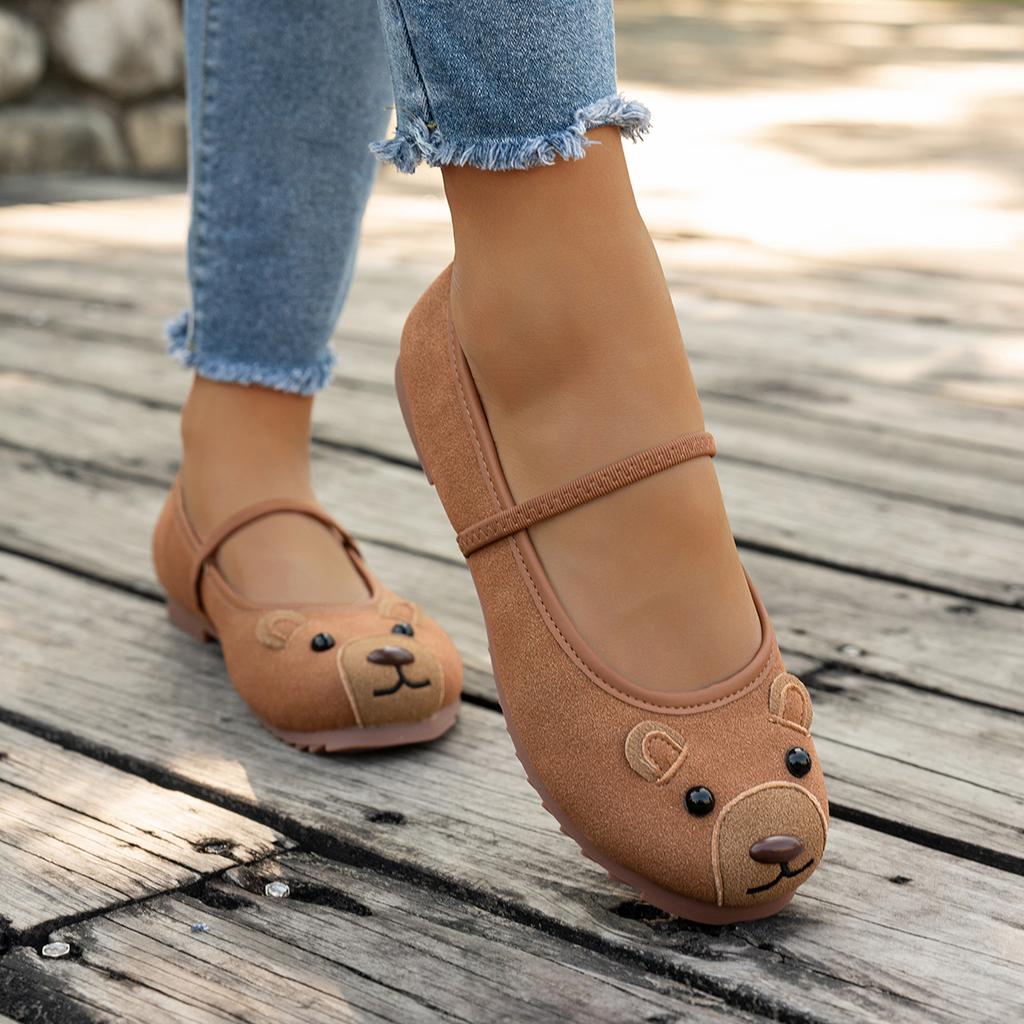 Fashion Women's Ballet Flat Woman Mary Jane Single Shoes Pregnant Mother Non slip Soft Bottom Soft Surface Walking Loafers Summer