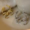 1 Pcs 925 Sterling Silver No-piecing Zircon Dragon Clip Earring For Women Girl Ear Cuff Jewelry Brincos Bijoux Femme