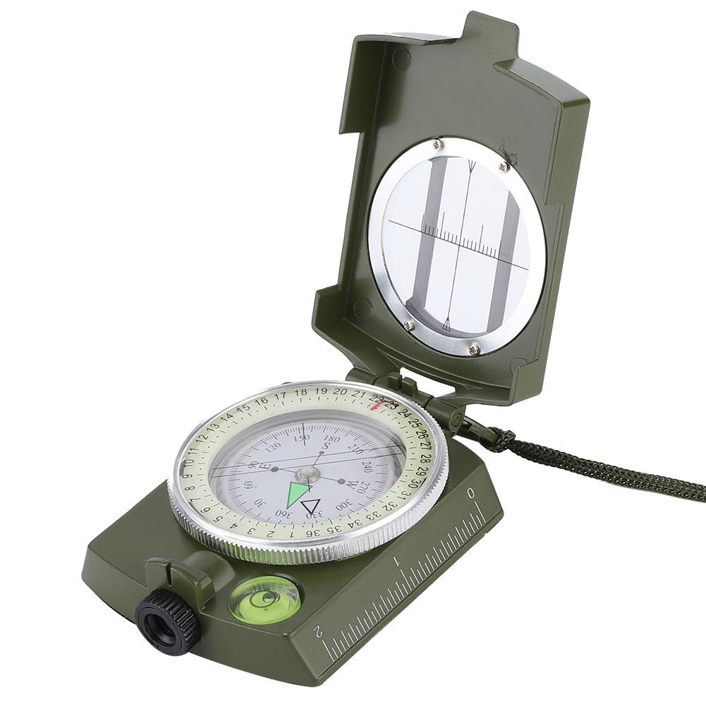 American Style Waterproof Navigational Compass for Outdoor Camping Hiking Military Green