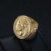Europe, America, Ring, Vacuum Plated Gold   Cross Men's Ring 2026