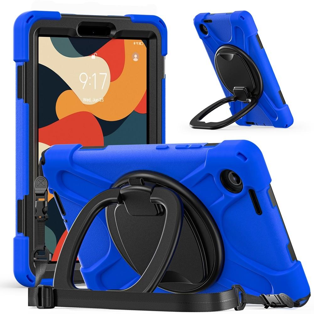 Pour Tab One 8,7 pouces TB-305FU TB-305XU Étui Sécurité Enfant Résistant aux Chocs Silicone Souple + Coque PC Rigide Tab One 8.7 inch bleu