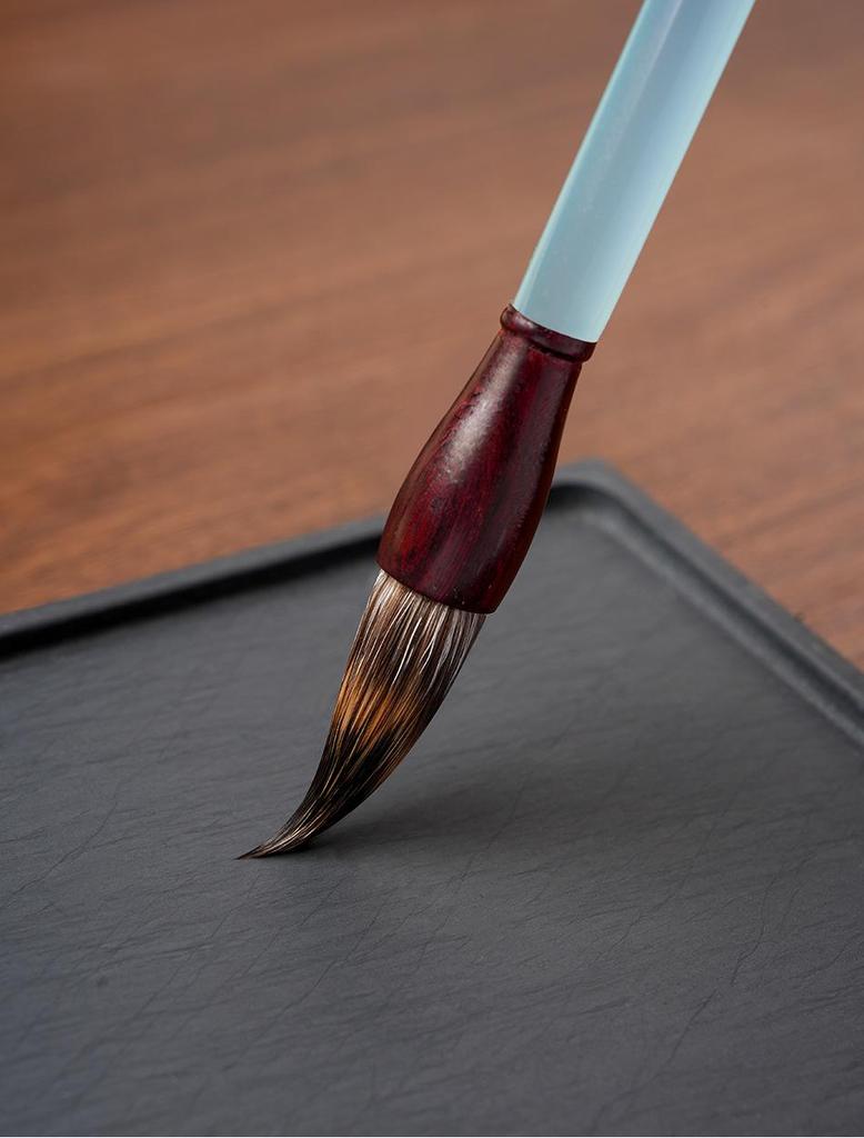 Professional Mixed Bristle Brush Pen Set (Wolf & Purple Hair) for Calligraphy, Painting, and Practice Writing