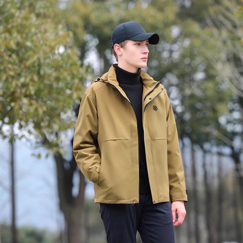 JEEP Men's Fall Hooded Casual Sports Jacket