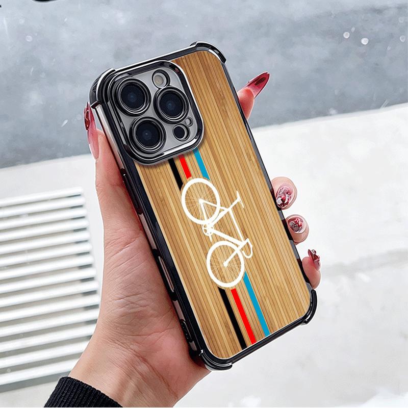 Bicycle Bike Sports Plating Phone Case For Xiaomi Poco X5 X6 X7 X8 Pro Max F8 Ultra F7 M8 M7 M5S Redmi 15C 15 14C 13C 13 X3 12C